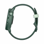 Смарт-годинник Garmin Vivoactive 6 Metallic Jasper Green з Jasper Green зеленим силіконовим ремінцем