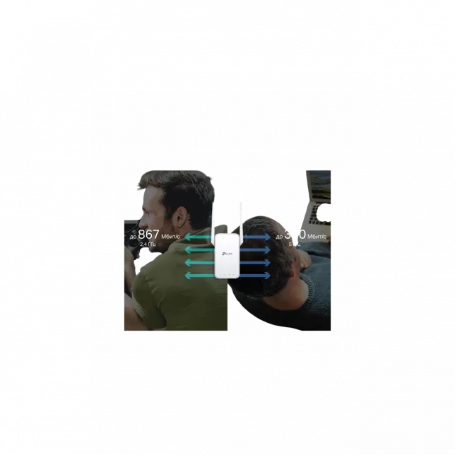 Розширювач покриття WiFi TP-LINK RE315 AC1200, 1хFE LAN, MESH