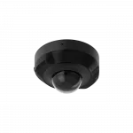 IP-Камера дротова Ajax DomeCam Mini, 8мп, 4мм, Poe, True WDR, IP 65, ІЧ 30м, аудіо, кут огляду 75°до 85°, міні купольна, чорна