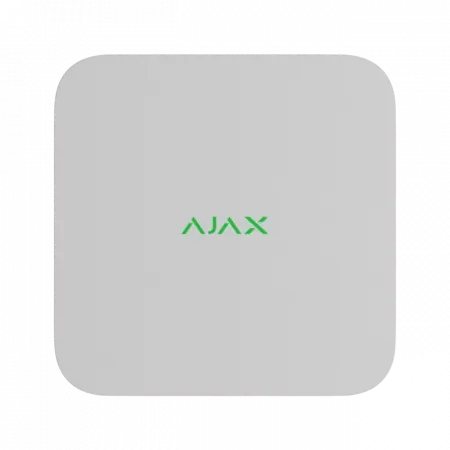 Мережевий відеореєстратор Ajax NVR DC white, 8 каналів, 12V, білий
