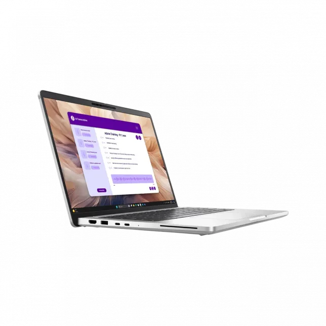 Ноутбук Dell Pro 14 Plus 14" FHD+ AG, Intel U7-268V, 32GB, F512GB, UMA, Win11P, сріблястий, US клавіатура
