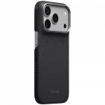 Чохол Pitaka Edge Ultra-Slim Twill Black/Grey для iPhone 18 Pro Max/17 Pro Max
