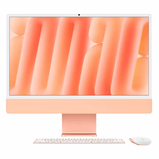 Apple iMac 24 with Retina 4.5K, Apple M4, 1TB, 10 CPU / 10 GPU, 16GB RAM, Orange (Z1EW0007N) 2024