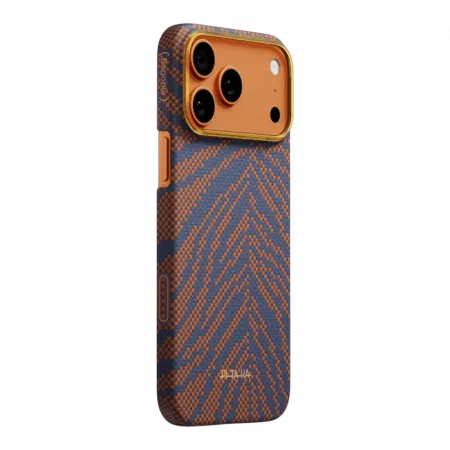 Чохол Pitaka Edge Ultra-Slim Breath of Veins для iPhone 17 Pro Burning Orange