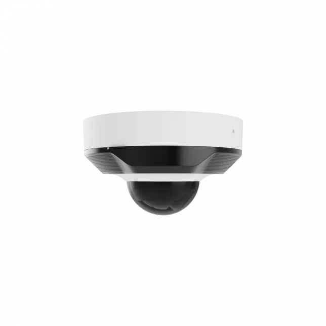 IP-Камера дротова Ajax DomeCam Mini, 8мп, 4мм, Poe, True WDR, IP 65, ІЧ 30м, аудіо, кут огляду 75°до 85°, міні купольна, біла