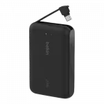 Повербанк Belkin 10000mAh 20W з інтегрованим кабелем USB-C, Black