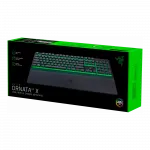 Клавіатура мембранна Razer Ornata V3 X 104key, USB-A, EN/UK, RGB, чорний