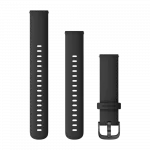 Ремінець Quick Release 18 мм, Black чорний, Slate застібка, силіконовий