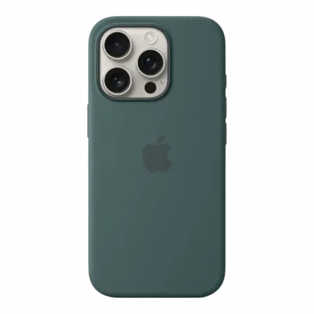 Чохол Apple Silicone Case with Magsafe для iPhone 16 Pro Max (Lake Green)