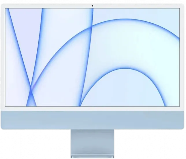 б/у Apple iMac 24 with Retina 4.5K, Apple M1, 512GB, 8 CPU / 8 GPU, 8GB RAM, Blue (2021)