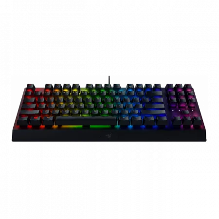 Клавіатура механічна Razer BlackWidow V3 TKL 87key, Green Switch, USB-A, EN/RU, RGB, чорний
