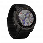 Смарт-годинник Garmin Enduro 3 51 мм з чорним нейлоновим ремінцем UltraFit