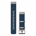Ремінець QuickFit 22 мм, Indigo синій жакардовий нейлоновий
