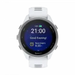 Смарт-годинник Garmin Forerunner 170 Music Whitestone білий з Whitestone/Cloud Blue білим/блакитним силіконовим ремінцем