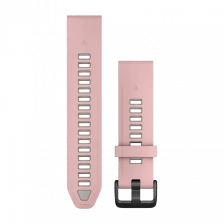 Ремінець QuickFit 20 мм, Dust Rose/Fog Gray рожевий силіконовий