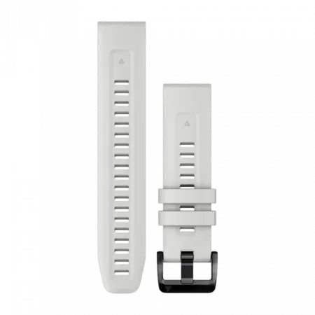 Ремінець QuickFit 22 мм, Carrara White білий силіконовий