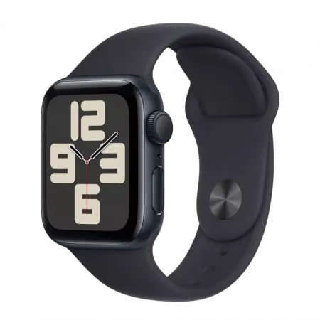 Apple Watch SE 2 GPS 40mm Midnight Aluminium Case with Midnight Sport Band (S/M)