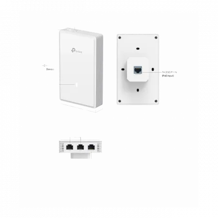 Точка доступу TP-LINK EAP725 WALL BE3600, 1xGE, PoE
