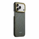 Чохол Pitaka Edge Ultra-Slim Breath of Veins для iPhone 17 Pro Max Dive Green