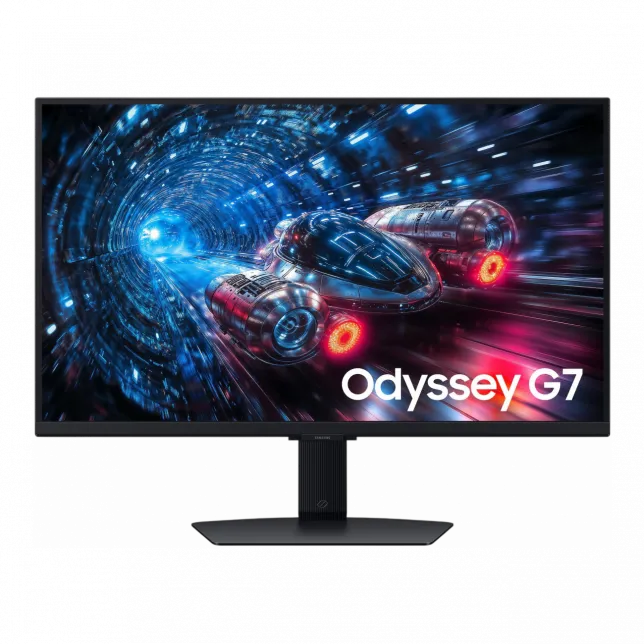 Монітор Samsung 27" Odyssey G7 G70F 4K HDMI, DP, USB, IPS, 3840x2160, 360Hz, 1ms