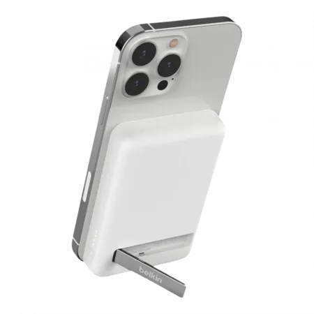 Магнітний повербанк Belkin MagSafe Wireless with Stand 5000mAh White