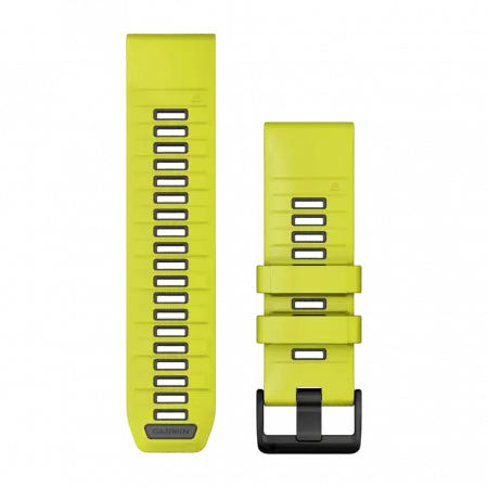 Ремінець QuickFit 26 мм, Amp Yellow/Graphite жовтий силіконовий