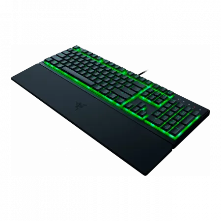 Клавіатура мембранна Razer Ornata V3 X 104key, USB-A, EN/UK, RGB, чорний