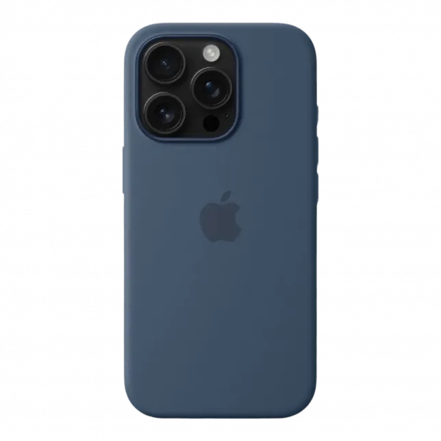 Чохол Apple Silicone Case with Magsafe для iPhone 16 Pro (Denim)