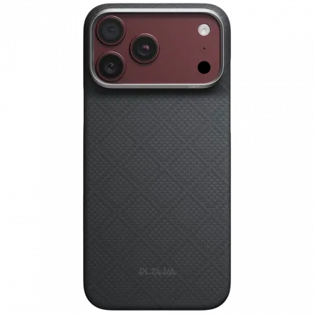 Чохол Pitaka Edge Ultra-Slim Argyle для iPhone 18 Pro Max/17 Pro Max Lava Black
