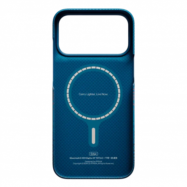 Чохол Pitaka Edge Ultra-Slim Nights-Midnight-01 для iPhone 18 Pro/17 Pro