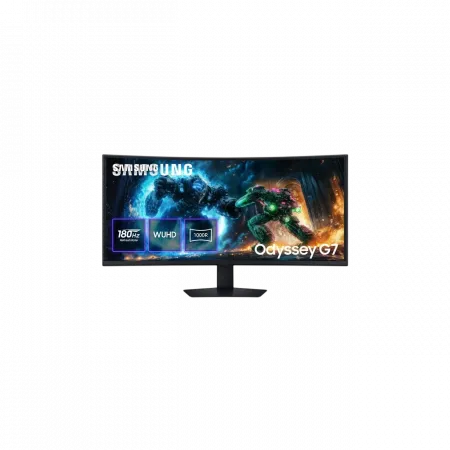 Монітор Samsung 40"Odyssey G7 G75F HDMI, DP, USB, VA, 5120x2160, 180Hz, 21:9, 1ms, CURVED