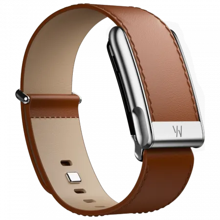 Ремінець Whoop LeatherLuxe Straight Band для Whoop MG Band Chestnut/Cream with Titanium (L/XL)