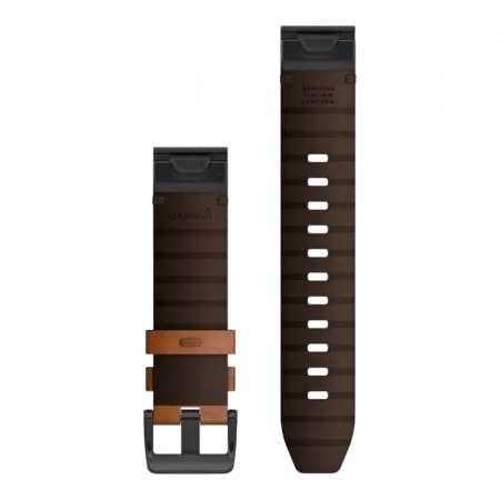 Ремінець QuickFit 22 мм, Chestnut коричневий шкіряний