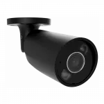 IP-Камера дротова Ajax BulletCam HL black, 5мп, 4мм, гібридне підсвічування IR 50м, білий Led 50м, Poe, True WDR, IP 65,  аудіо, кут огляду 75° до 85°, вулична, чорна