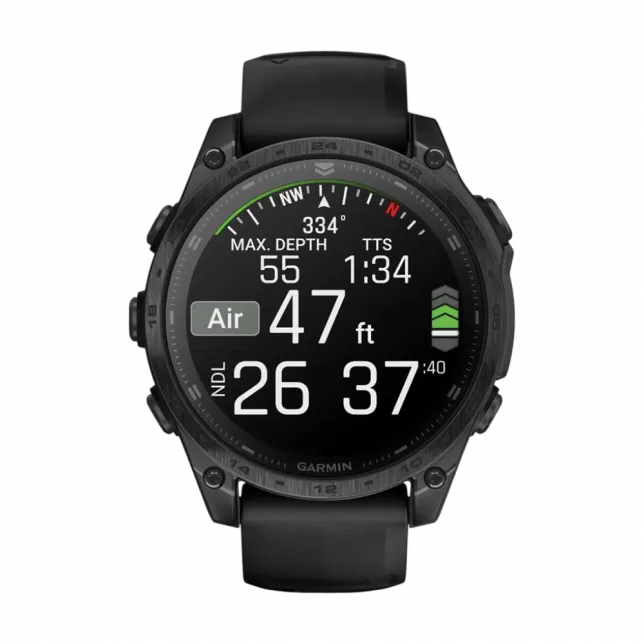 Смарт-годинник Garmin Tactix 8 47 мм AMOLED З балістичним калькулятором Applied Ballistics Ultralightght