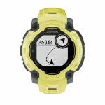 Смарт-годинник Garmin Instinct E 45 мм Electric Lime жовтий з Electric Lime жовтим силіконовим ремінцем