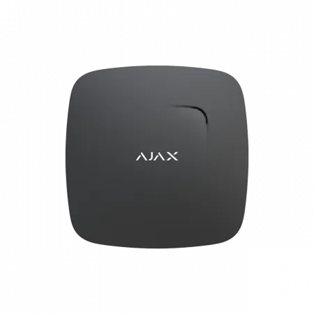 Датчик диму Ajax FireProtect, Jeweler, бездротовий, чорний