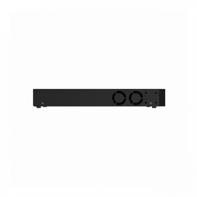 Мережевий відеореєстратор Ajax NVR H2DAC 16 black, HDMI 4K, 2 HDD, 16 каналів, чорний, 140910.122.BL1
