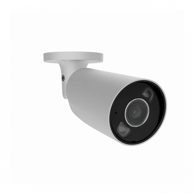 IP-Камера дротова Ajax BulletCam HL white, 5мп, 2.8мм, гібридне підсвічування IR 50м, білий Led 50м, Poe, True WDR, IP 65,  аудіо, кут огляду 100° до 110°, вулична, біла
