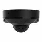 IP-Камера дротова Ajax DomeCam Mini HL black, 5мп, 4мм, гібридне підсвічування IR 15м, білий Led 15м, Poe, True WDR, IP 65, ІЧ 15м, аудіо, кут огляду 75° до 85°, міні купольна, чорна