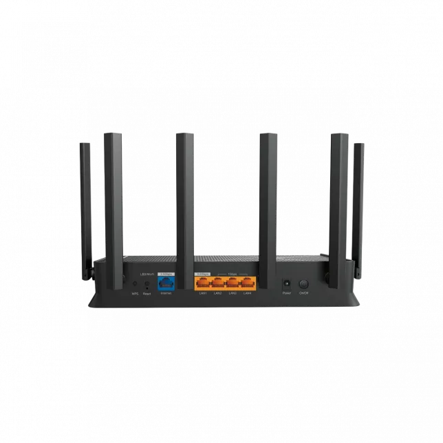 Маршрутизатор TP-LINK Archer BE400 BE6500, 3xGE LAN, 1x2.5GE LAN, 1x2.5GE WAN, 1xUSB3.0 MESH