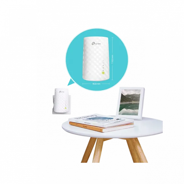 Розширювач покриття WiFi TP-LINK RE220 AC750, 1xFE LAN, MESH