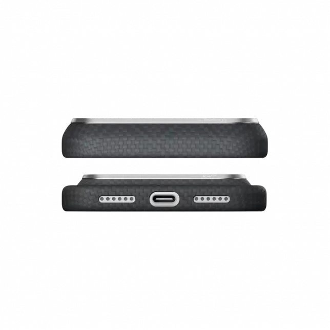 Чохол Pitaka Edge Ultra-Slim Argyle для iPhone 18 Pro Max/17 Pro Max Lava Black