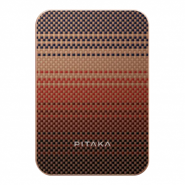 Магнітний повербанк Pitaka Aramid Qi2 5000mAh Sunset