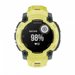 Смарт-годинник Garmin Instinct E 45 мм Electric Lime жовтий з Electric Lime жовтим силіконовим ремінцем