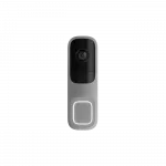 Відеодзвінок Ajax Doorbell, універсальне встановлення, 4 мп, 155° вертикальний 90° горизонтальний, іч 6м, дальнісь виявлення руху 4м, штучний інтелект, wi-fi, grey