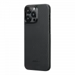 Чохол Pitaka MagEZ Case 4 Twill 600D for iPhone 15 Pro Black/Grey