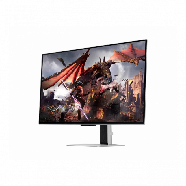 Монітор Samsung 32" Odyssey G80SD HDMI, DP, USB, Bluetooth, OLED, 3840x2160, 240Hz, 0.3ms, G-Sync Compatible