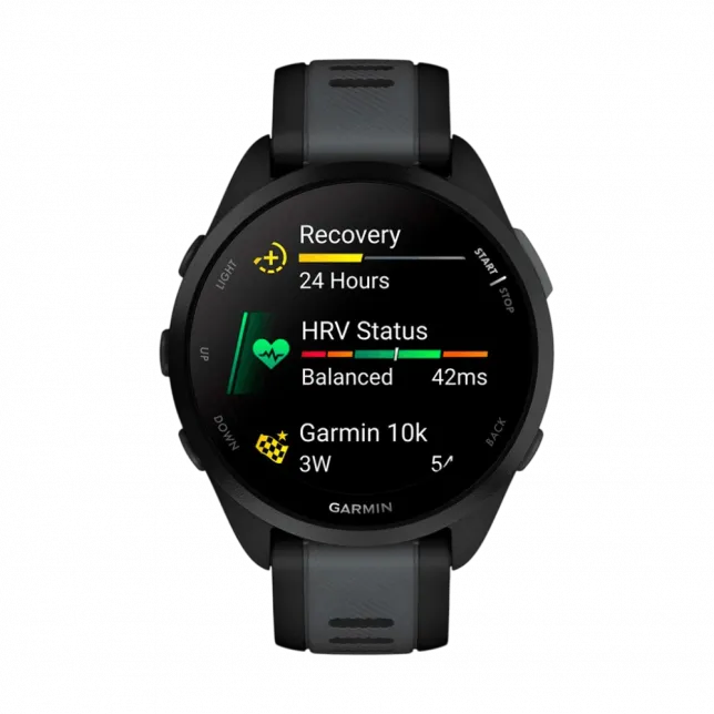 Смарт-годинник Garmin Forerunner 165 Music Black/Slate Grey темно-сірий