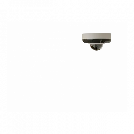 IP-Камера дротова Ajax DomeCam Mini HL white, 8мп, 4мм, гібридне підсвічування IR 15м, білий Led 15м, Poe, True WDR, IP 65, ІЧ 15м, аудіо, кут огляду 75° до 85°, міні купольна, біла